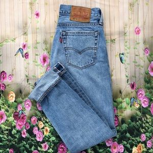 LEVI’s SELVEDGE 505 c REDLINE Jeans, Straight Leg